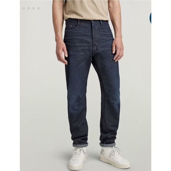 G Star Raw Arc 3D Jeans Blue Button Fly Denim - Picture 1 of 8